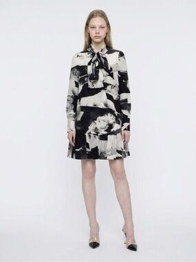 aidan mattox black long dress Aidan Mattox main image 1